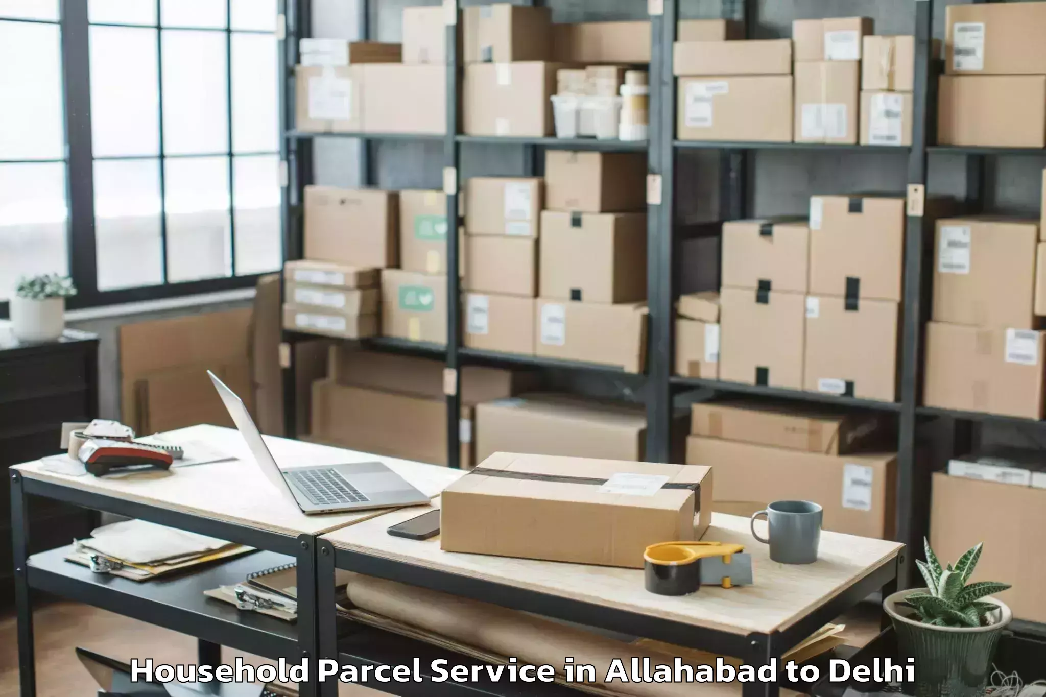 Easy Allahabad to Dlf Emporio Mall Household Parcel Booking